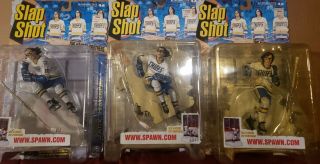 Hanson Brothers Mcfarlane Figures,  From The Movie Slapshot.  And Never.