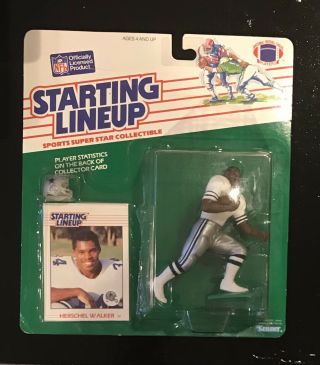 1988 Kenner Starting Lineup - Hershel Walker - Dallas Cowboys - In Package
