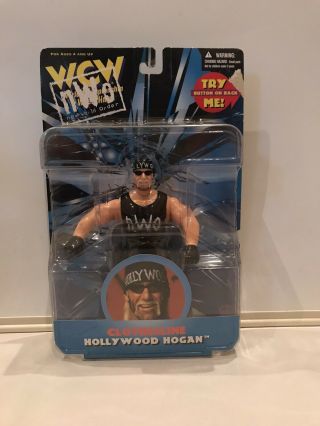 1998 Wcw Nwo Clothesline Hollywood Hogan Wrestling Action Figure