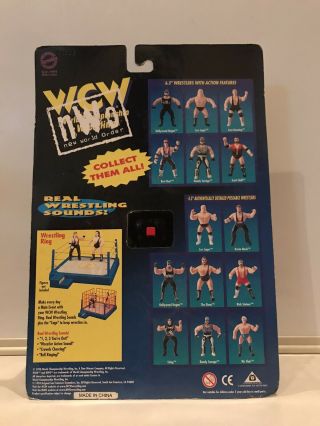 1998 WCW NWO Clothesline Hollywood Hogan Wrestling Action Figure 3