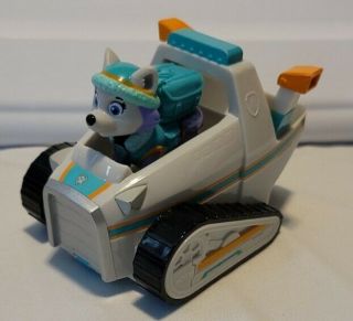 Paw Patrol Nickelodeon Everest Snow Plow Spin Master Action Figure Toy (1i)