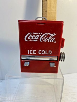 Vintage Retro Coca - Cola Coke Vending Machine Toothpick Dispenser 1995