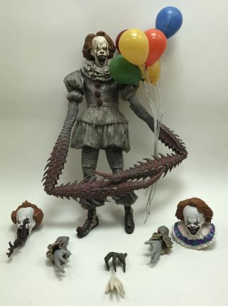 Neca It Pennywise The Clown 7 Inch Figure Horror Movie Collectible Character
