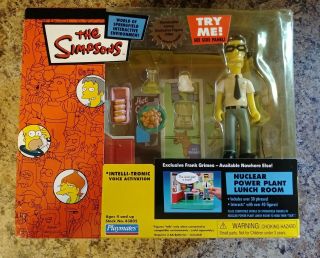 The Simpsons Nuclear Power Plant Lunch Room Playset Frank Grimes