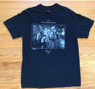 Smashing Pumpkins 1988 - 2000 T - Shirt Concert Vintage Cinder Block Medium