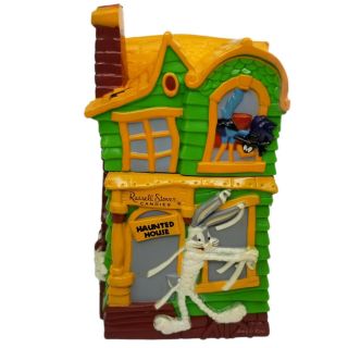 Russell Stover Candies Looney Tunes Haunted House Coin Bank Vintage 1997