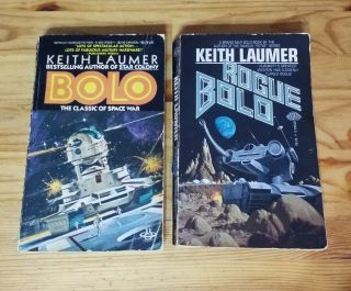 Vintage Pb Books Bolo And Rogue Bolo By Keith Laumer Cult Sci - Fi