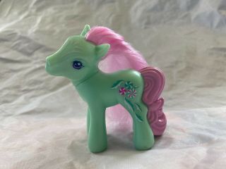 My Little Pony Minty 2008 Mcdonalds Happy Meal Peppermint Green Mlp G3