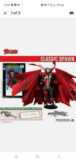 Mcfarlane Kickstarter Spawn Classic Figure Only Complete Ready To Ship