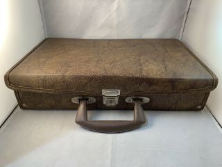 Vintage Lebo 30 Cassette Carrying Case - Brown Leather Look
