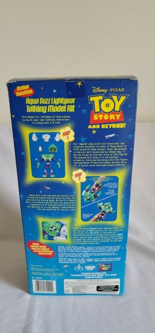 Toy Story And Beyond AQUA BUZZ LIGHTYEAR Star Command Talking Model Kits 3