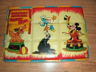 Vintage Page Of London Mickey Mouse Paint Box Tin Water Color Walt Disney