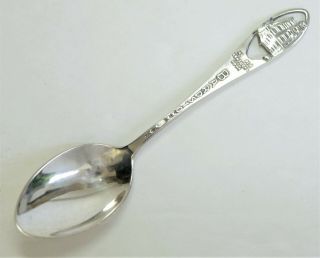Vtg Bardstown Old Kentucky Home Ky Sterling Silver Souvenir Spoon Antique 3 1/2 "