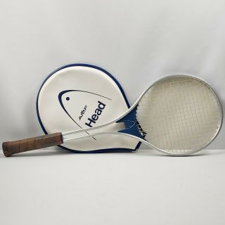 Vintage Head Amf Standard Aluminum Tennis Racquet Racket With Cover 4 3/8 L