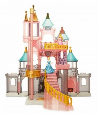 Disney Parks Princess Castle Play Set Light Up Doll House Cinderella Aurora