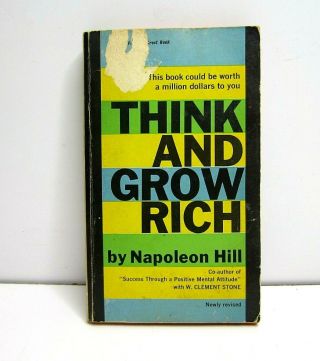 Vintage Book Think And Grow Rich Napoleon Hill Pb 1960