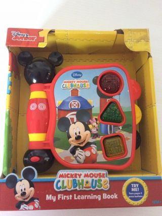 Disney Mickey Mouse Clubhouse My First Learning Book 5 Page Story Book.