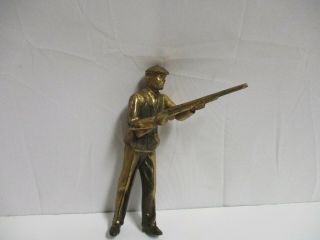Vintage 1930s Gun Club Trap Skeet Shooting Trophy Brass/copper