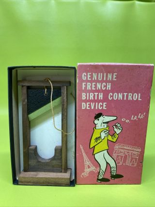 Vintage Man Cave Gift French Birth Control Device Novelty 1969