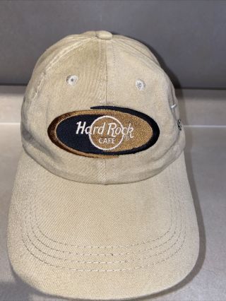 Vtg Hard Rock Cafe Beirut Baseball Cap Hat Adjustable Hat “love All Serve All”