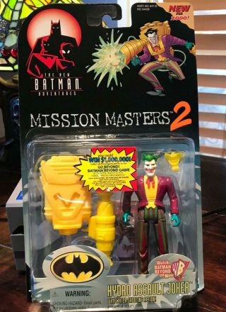 The Batman Adventures Mm2 Hydro Assault Joker Vintage Hasbro 1999 Nib