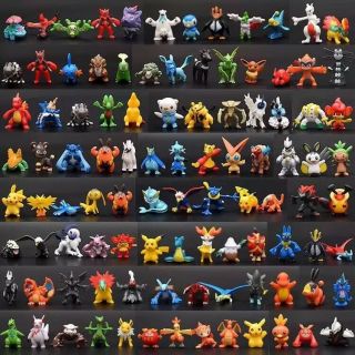 Assorted 144 Piece Count Pokemon Figurines Pikachu And More Assorted