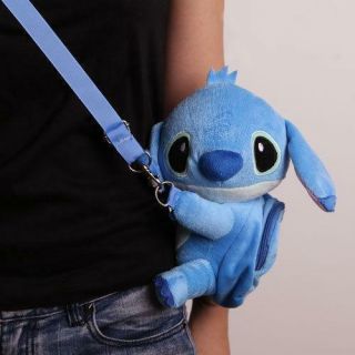 Hot Disney Lilo & Stitch Crossbody Hand Bag Plush Toy Messenger Purse Bag