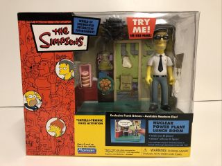 The Simpsons Nuclear Power Plant Lunch Room Factory 2003 Playmates