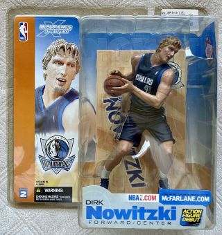 Dirk Nowitzki - 2002 Mcfarlane Figure Nba Basketball Dallas Mavericks - Series 2