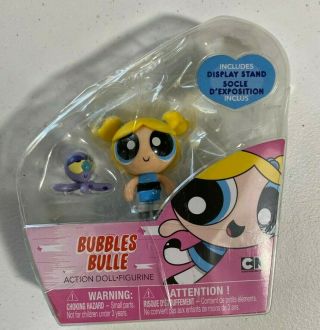 Bubbles Bulle The Powerpuff Girls Action Doll Figurine Package Bj