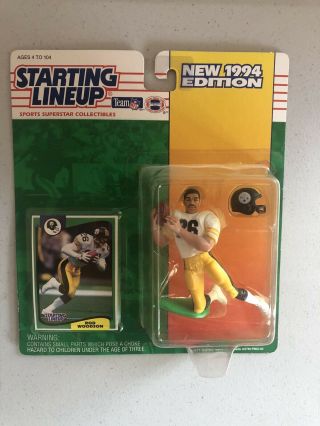 1994 Starting Lineup Rod Woodson Pittsburgh Steelers Slu