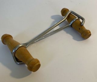 Vintage Boot Pull Set Of 2 Boot Hooks Wood Handle 7.  5 " Riding Boots Accessories