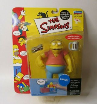 The Simpsons Barney Series 2 Action Figure By Playmates 2000