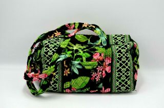 Vintage Vera Bradley Small Quilted Duffle Bag In Botanica Retired Pattern