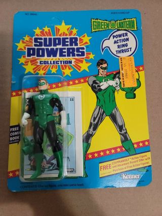Vintage 1984 Kenner Powers Green Lantern Unpunched