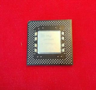Intel Pentium Mmx 166 Mhz Sy059 Fv80503166 Socket 7 Fiber ✅ Rare Vintage