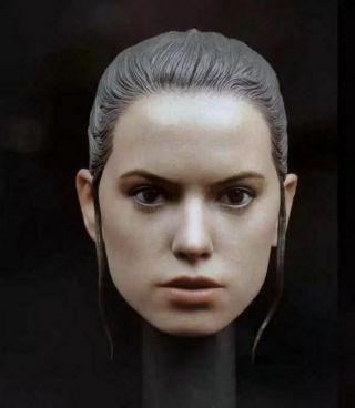 1/6 Scale Star Wars Rey Head Sculpt For 12 " Action Figure