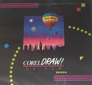 Vintage Corel Draw 3.  0 Pc Cd - Rom Graphics Software 10,  000,  Clip Art Images 4