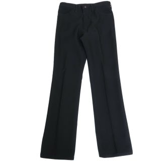 VIntage Wrangler 100 Polyester Pants USA Made Black 82BK Size 32 X 33 70s 2