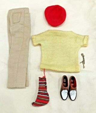 Vintage 1961 Ken Doll 782 Casuals Outfit With Hard - To - Find Keys