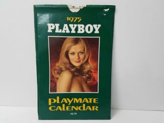 Vintage 1975 Playboy Playmate Wall Calendar W/ Mailing Sleeve Really