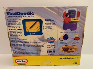 Vintage 1999 Little Tikes SkidDoodle Computer Drawing Tablet For Kids 2