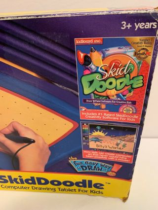 Vintage 1999 Little Tikes SkidDoodle Computer Drawing Tablet For Kids 3