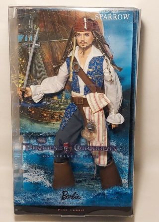 Disney Barbie Pirates Of The Caribbean Stranger Tides Jack Sparrow Johnny Depp