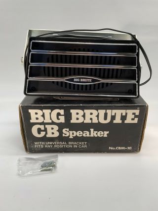 Vintage Big Brute Cb Speaker Cbm - 10
