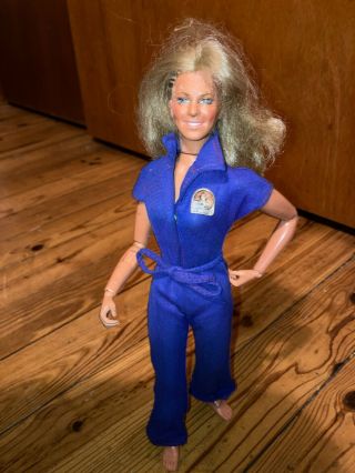 Vintage 1976 Kenner Bionic Woman Action Figure Doll Six Million Dollar Man