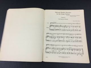 Vintage 1929 Violin Sheet Music Folk & Master Melodies for the Young Violinist 3
