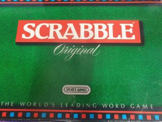 452 Scrabble 1988 Vintage Word Board Game By Spears Vgc.