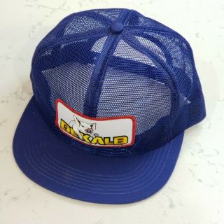 Vintage DEKALB Snapback Trucker Hat Full Mesh Patch Cap Made in the USA 2