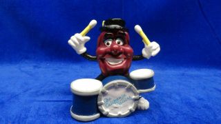 Vintage The California Raisins Figurine Drummer 1988 Ca Raisin Drums 80 